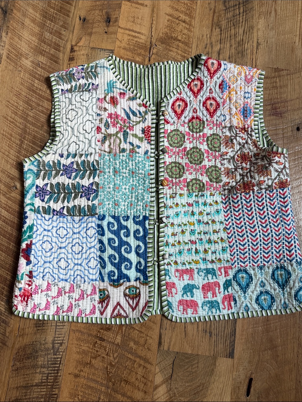 Patchwork Quilted Vest